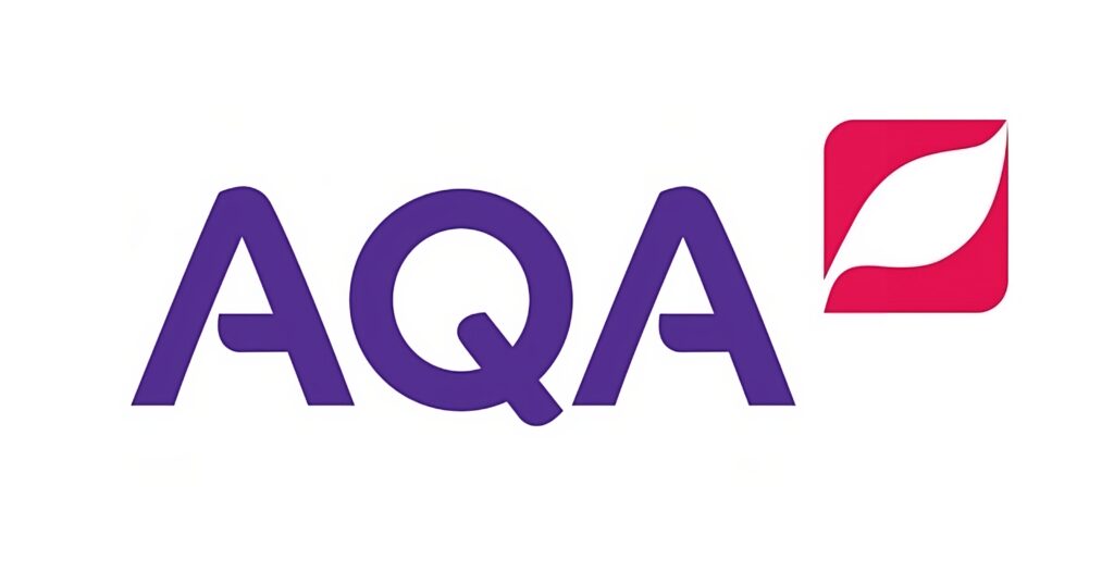 AQA logo, showcasing Intuition Academy's qualifications in preparing London students for Assessment and Qualifications Alliance exams.